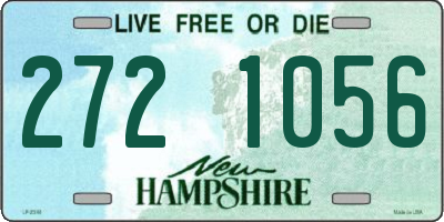 NH license plate 2721056
