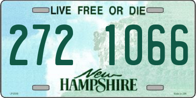 NH license plate 2721066