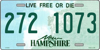 NH license plate 2721073