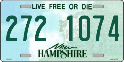 NH license plate 2721074