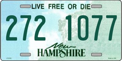 NH license plate 2721077