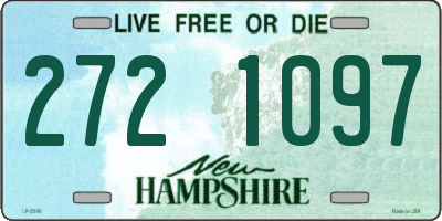 NH license plate 2721097