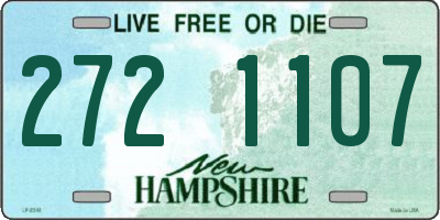NH license plate 2721107