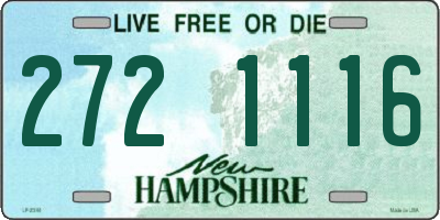 NH license plate 2721116
