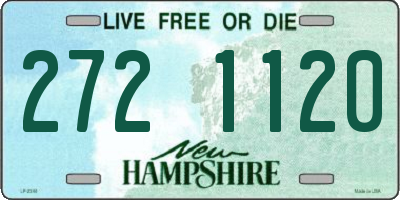 NH license plate 2721120