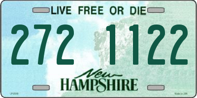 NH license plate 2721122