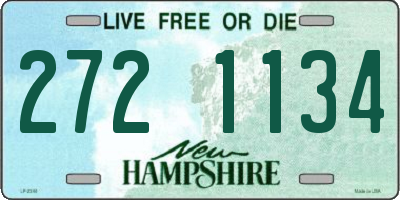NH license plate 2721134