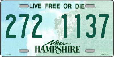 NH license plate 2721137