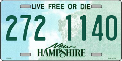 NH license plate 2721140