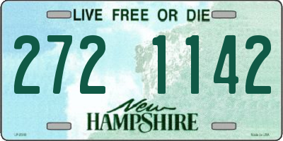 NH license plate 2721142