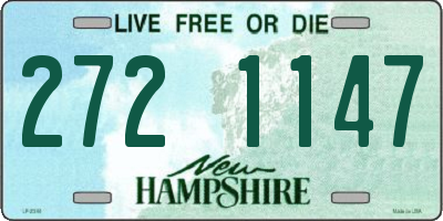 NH license plate 2721147