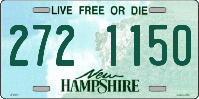 NH license plate 2721150