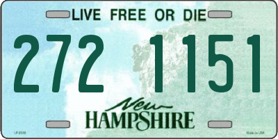 NH license plate 2721151
