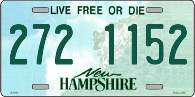 NH license plate 2721152