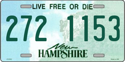 NH license plate 2721153