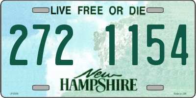 NH license plate 2721154