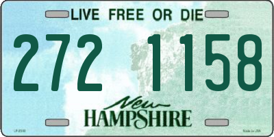 NH license plate 2721158