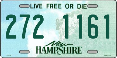 NH license plate 2721161
