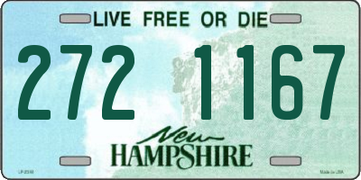 NH license plate 2721167