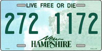 NH license plate 2721172