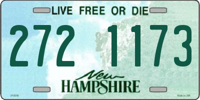 NH license plate 2721173