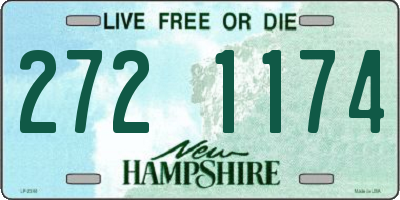 NH license plate 2721174