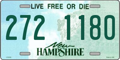 NH license plate 2721180