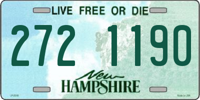 NH license plate 2721190