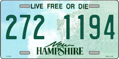 NH license plate 2721194