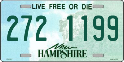 NH license plate 2721199
