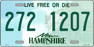 NH license plate 2721207