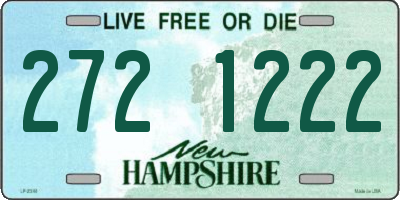 NH license plate 2721222