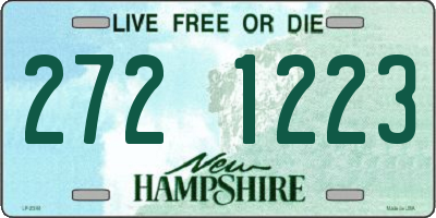 NH license plate 2721223