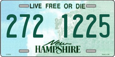 NH license plate 2721225