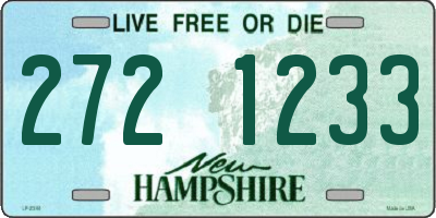 NH license plate 2721233