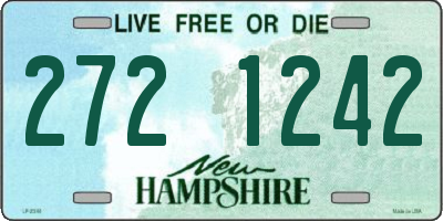 NH license plate 2721242