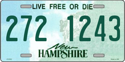 NH license plate 2721243