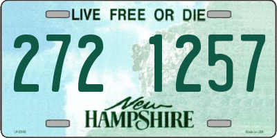 NH license plate 2721257