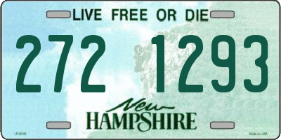 NH license plate 2721293