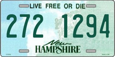 NH license plate 2721294