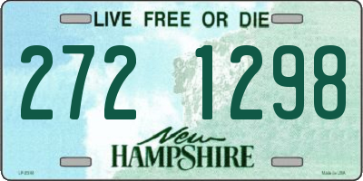 NH license plate 2721298