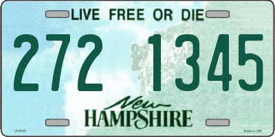 NH license plate 2721345
