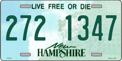 NH license plate 2721347