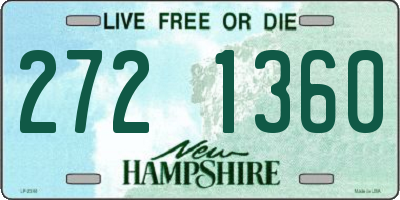NH license plate 2721360