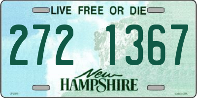 NH license plate 2721367