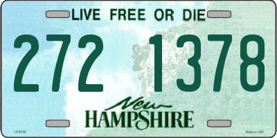 NH license plate 2721378