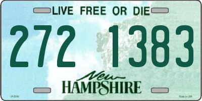 NH license plate 2721383