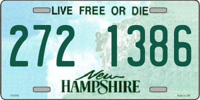NH license plate 2721386