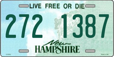 NH license plate 2721387