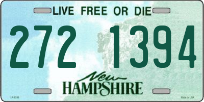 NH license plate 2721394